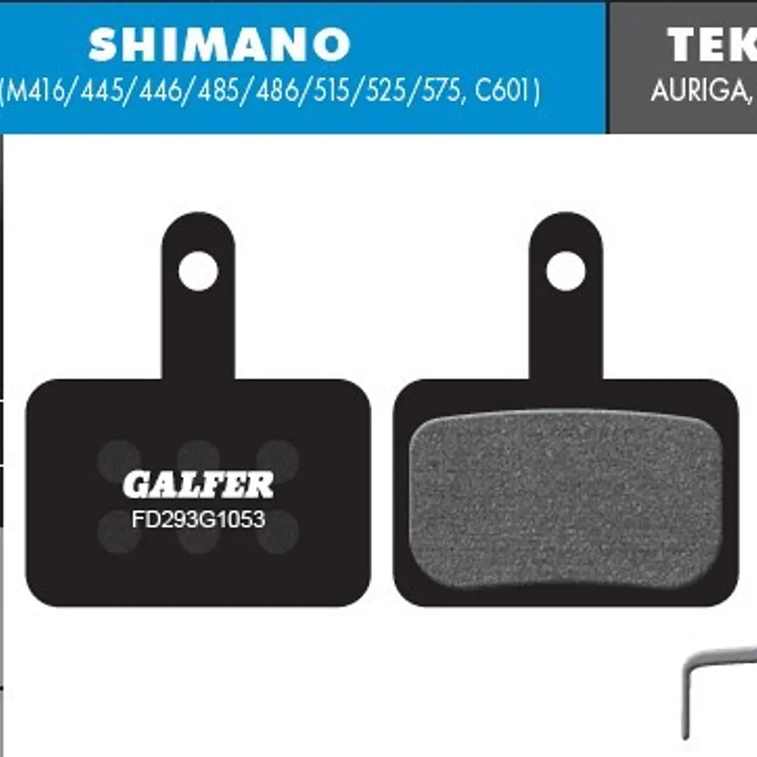 Galfer Pastillas Shimano MT200, serie M300, MT400, MT500, Tektro, TRP