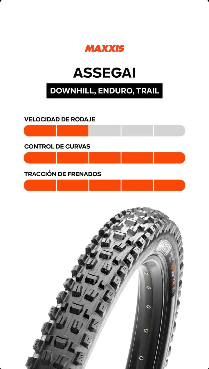 Maxxis alambre DH 29x2.5WT BIKEPARK assegai DR/TR