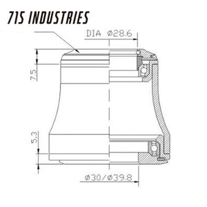 JUEGO DE DIRECCION 715 IND ZS44/ZS56