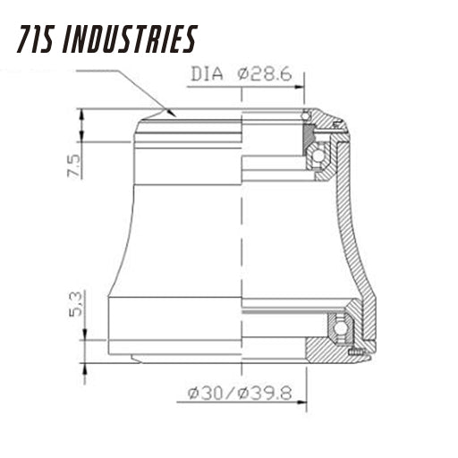 JUEGO DE DIRECCION 715 IND ZS44/ZS56
