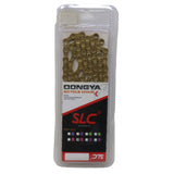 Cadena Slc 11v 1/2x11/128 118 Links Ti Gold