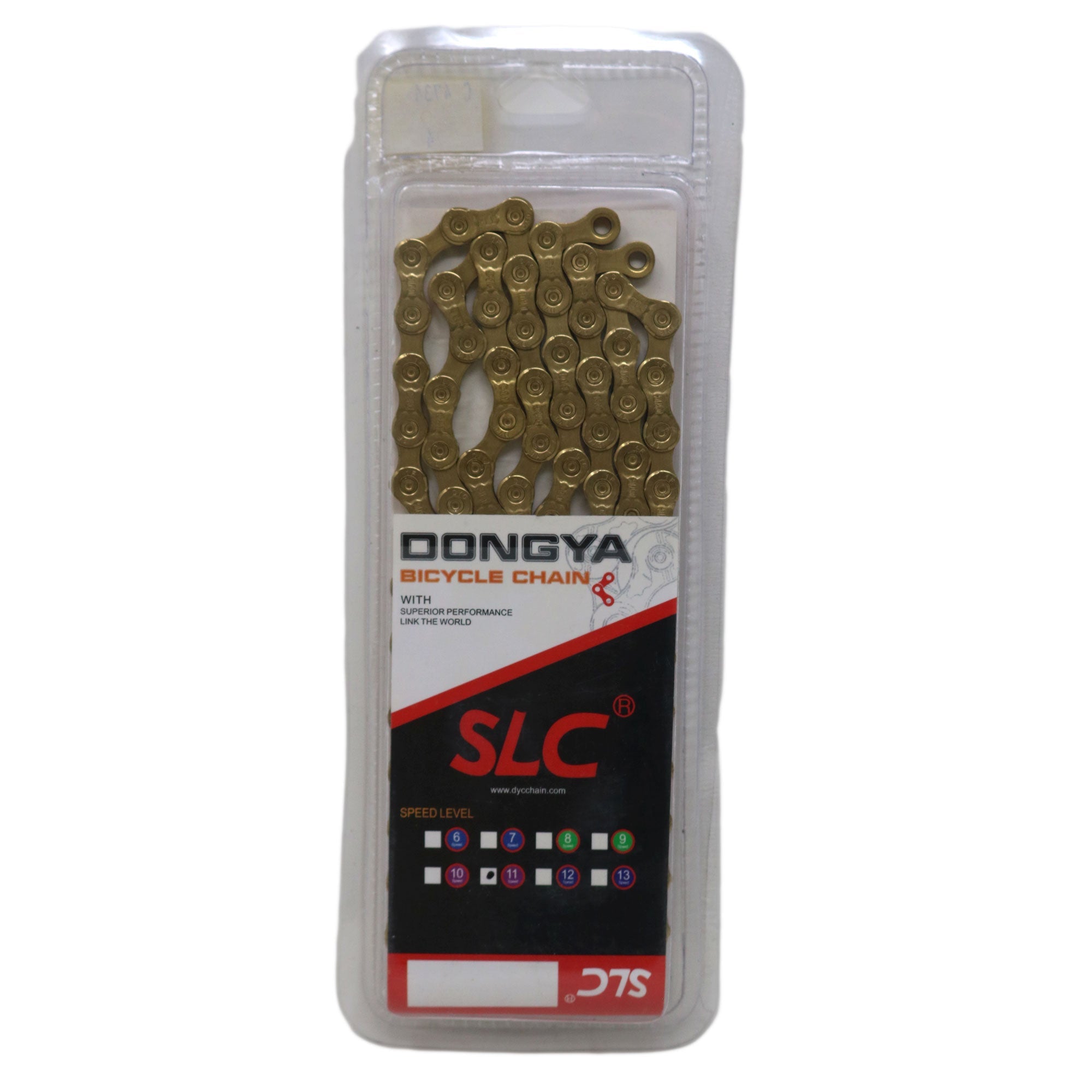 Cadena Slc 11v 1/2x11/128 118 Links Ti Gold