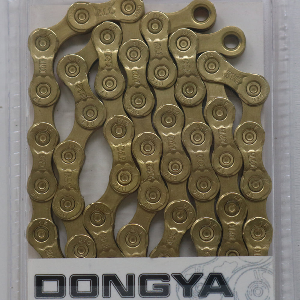 Cadena Slc 11v 1/2x11/128 118 Links Ti Gold