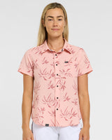 Camisa de fiesta tecnológica para mujer | Pink Palm