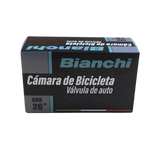 Cámara de Bicicleta Bianchi Aro 26 Válvula Auto 45 mm
