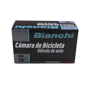 Cámara de Bicicleta Bianchi Aro 26 Válvula Auto 45 mm