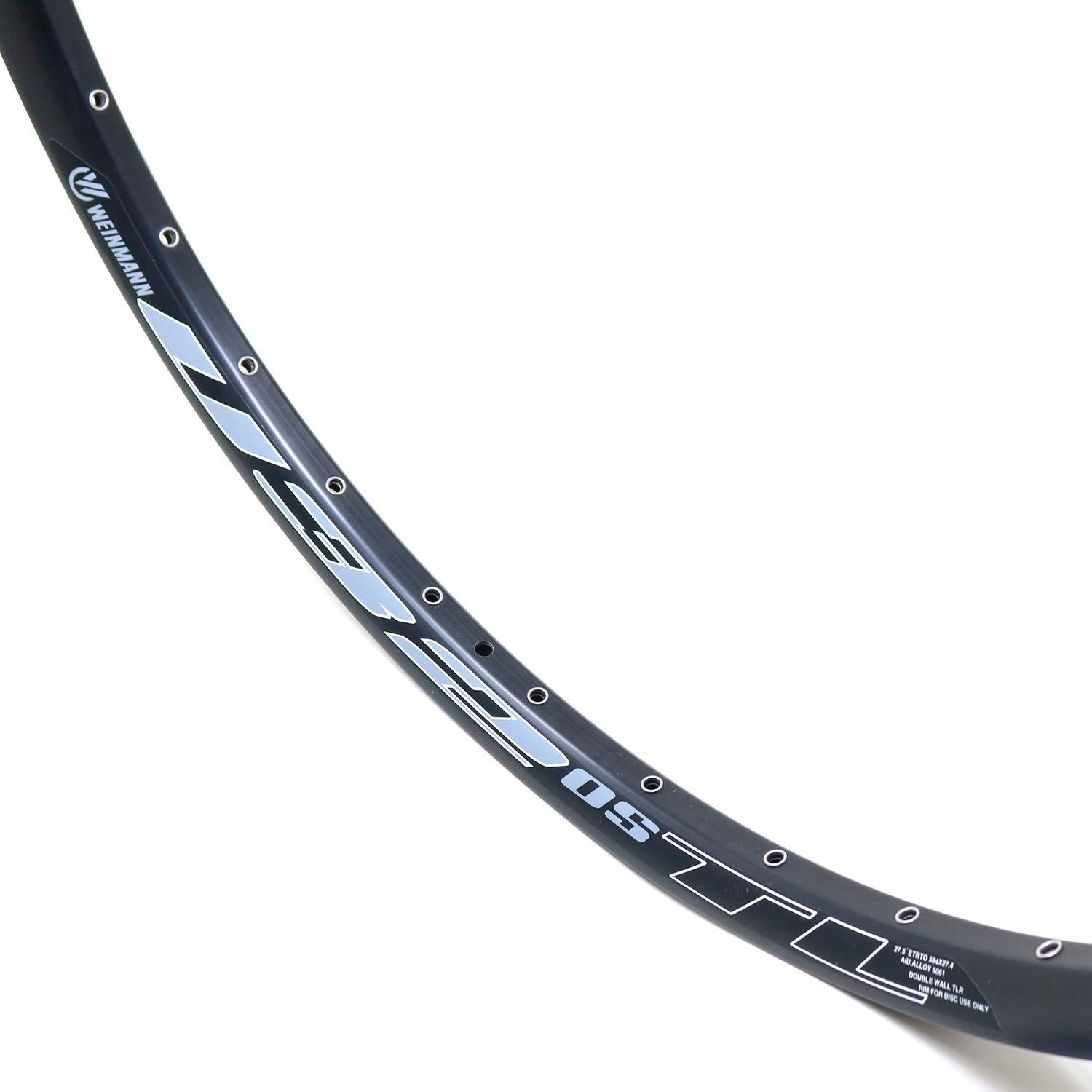 Pack Weinmann Llantas U32 TL 27.5" Asimétrica Ojetillos 32H Presta Negro