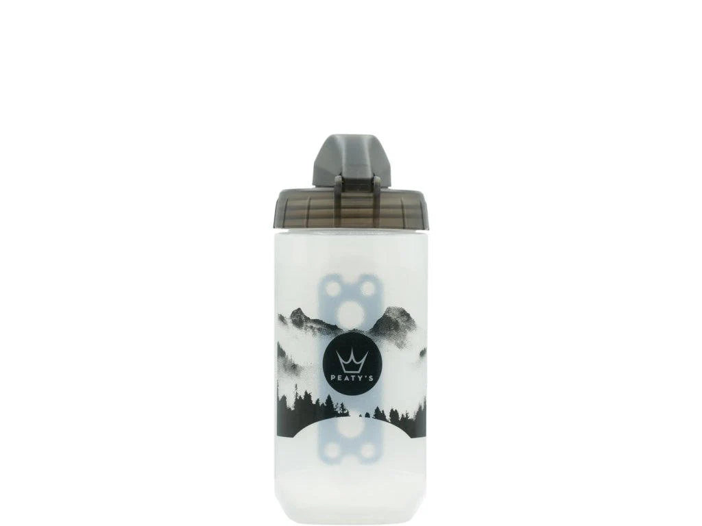 Botella Fidlock Lockin Mountains 450 ml Bicicleta Transparente Peaty´s